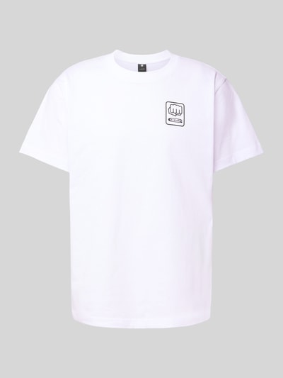 G-Star Raw Loose fit T-shirt met labelprint Wit - 2