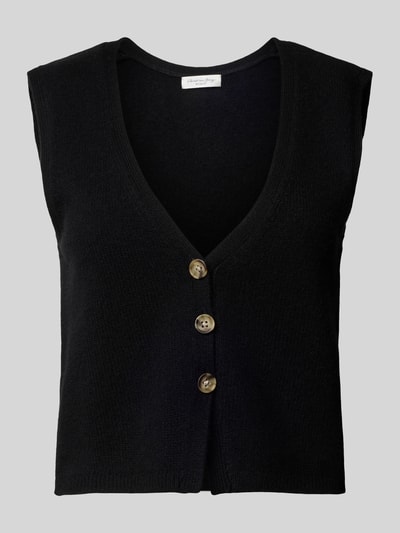 Christian Berg Woman Mouwloos vest van puur kasjmier Zwart - 2