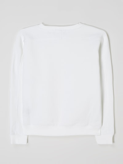 Calvin Klein Jeans Sweatshirt mit Logo Weiss 3