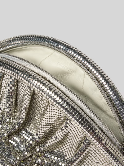 Rabanne Abendtasche mit Schulterriemen Silber 5