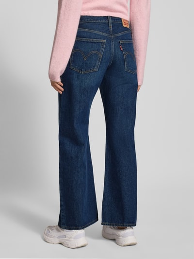 Levi's® Wide leg jeans met 5-pocketmodel, model 'MIDDY' Donkerblauw - 5