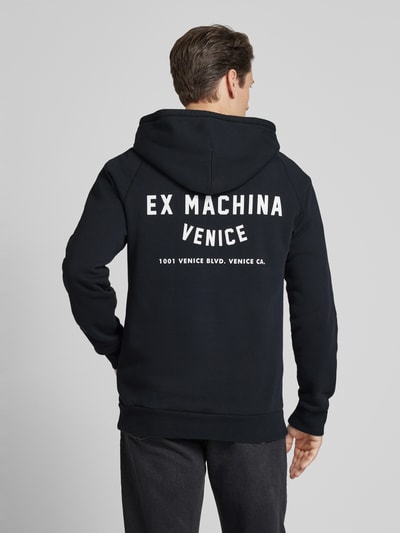 DEUS EX MACHINA Hoodie mit Label-Print Modell 'Venice Address' Black 5