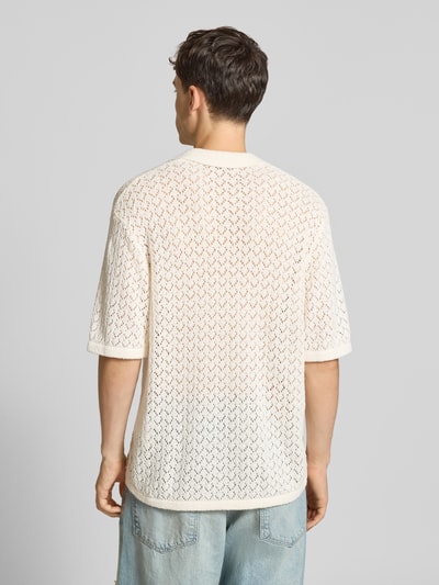 Jack & Jones Freizeithemd mit Knopfleiste Modell 'HYDRA' Offwhite 5