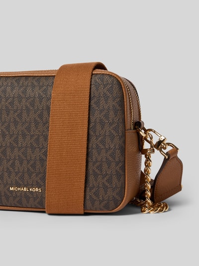 MICHAEL Michael Kors Handtasche mit Label-Applikation Modell 'BRYANT' Mittelbraun 2