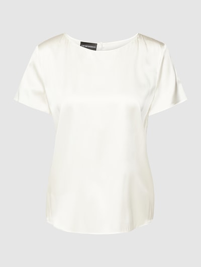 Emporio Armani Blouse met druppelvormig rugdecolleté Wit - 2