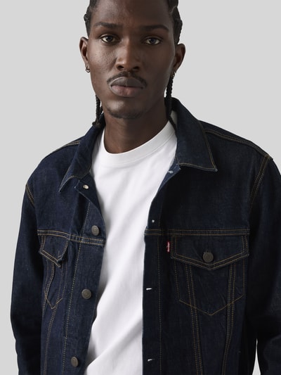 Levi's® regular fit jeansjack van puur katoen model 'THE TRUCKER JACKET' Jeansblauw - 3