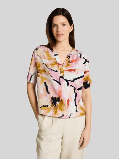 Tom Tailor Regular Fit Bluse aus reiner Viskose  Rosa 4