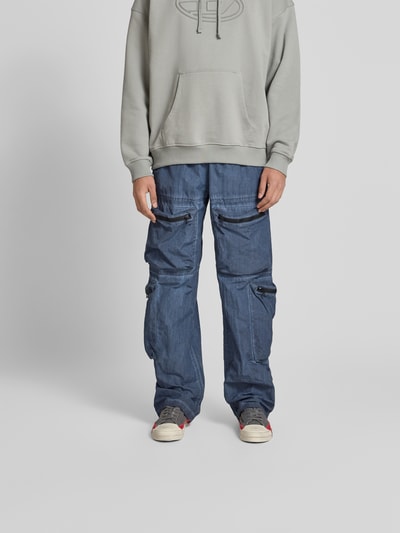 Diesel Cargohose mit elastischem Bund Blau 4