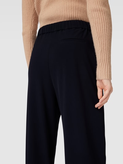 MaxMara Leisure Stoffhose mit Gesäßtaschen Modell 'QUIRINO' Marine 3