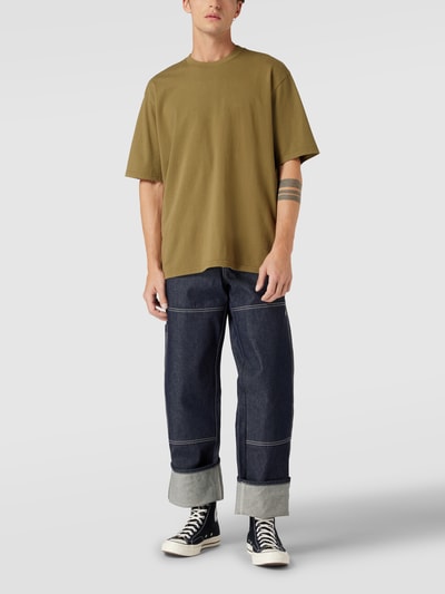 Levi's® T-shirt van puur katoen met ronde hals Olijfgroen - 1