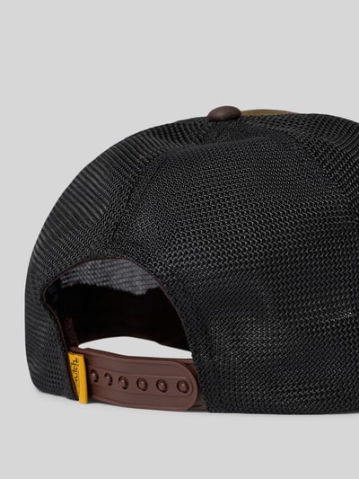 Produktfoto, Trucker Cap aus Baumwoll-Mix Modell 'CASQUETTE' von Von Dutch mit Mesh-Rückseite, Weitenregulierung und Label-Patch, Herrenaccessoire