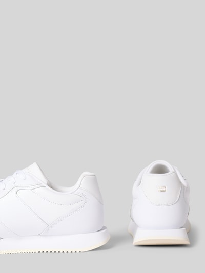 Tommy Hilfiger Low Top Sneaker aus echtem Leder Weiss 2