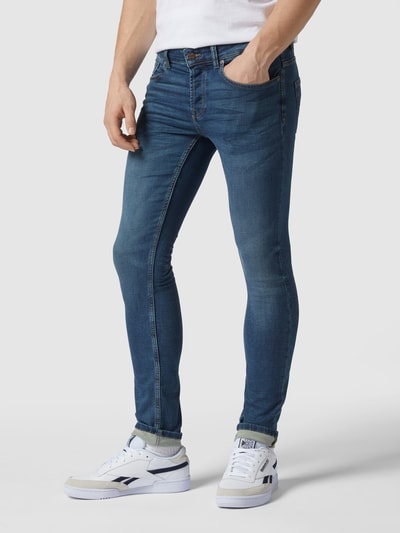 Only & Sons Stone-washed slim fit jeans Blauw - 4