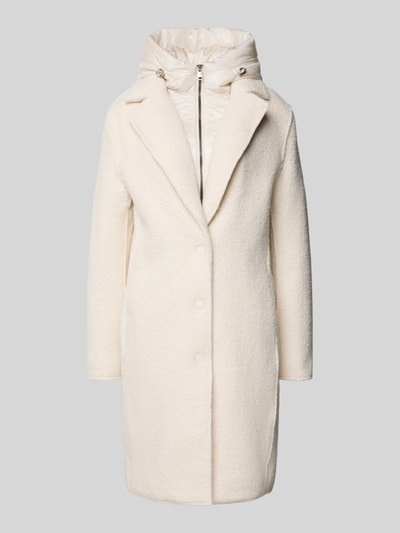 Beaumont Amsterdam Płaszcz o kroju regular fit z wyjmowaną kamizelką Złamany biały 2