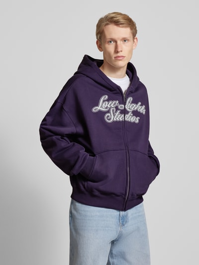 Low Lights Studios Sweatjacke mit Kapuze Purple 4