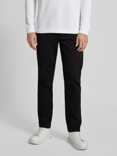 Tommy Hilfiger Straight Fit Jeans im 5-Pocket-Design Modell 'HARLEM' Black 4