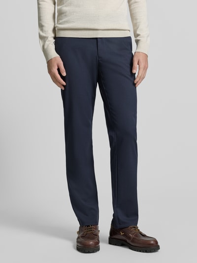 Christian Berg Men Regular Fit Stoffhose mit französischen Eingrifftaschen Marine 4