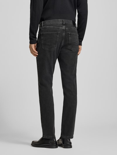 Christian Berg Men Jeans van soft denim met 9% kasjmieraandeel Grafiet - 5