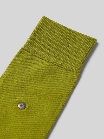 Burlington Socken mit Label-Detail Gruen 2