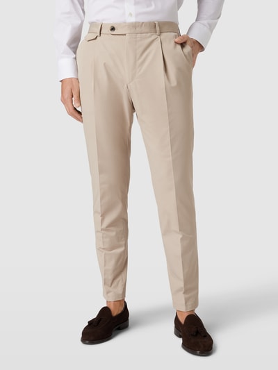 Windsor Chino met klepzak, model 'Silvi' Beige - 4