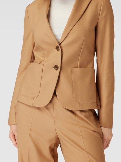 BOSS Blazer mit 2-Knopfleiste Modell 'Jonalahra' Camel 3