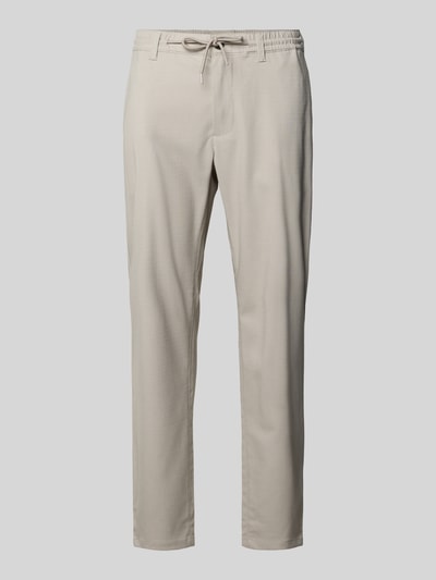 MCNEAL Stoffen broek met elastische band Ecru - 2