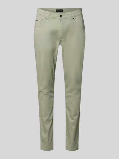Produktfoto, Regular Fit broek met steekzakken model 'CORDOBA' van bugatti, mix van katoen en elastaan, bandwijdte maat 32/32: 43 cm, binnenbeenlengte maat 32/32: 80 cm, heren