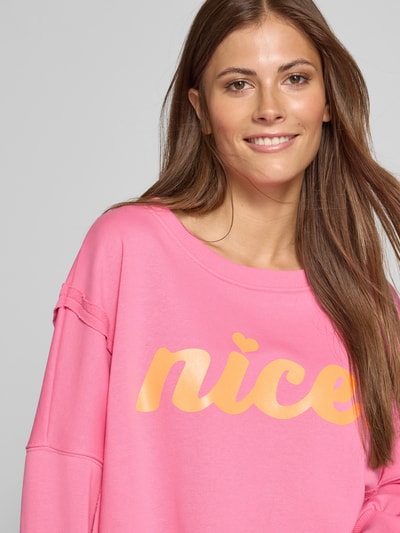 miss goodlife Relaxed fit sweatshirt met ronde hals Roze - 3