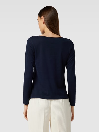 Esprit Shirt met lange mouwen met boothals Marineblauw - 5