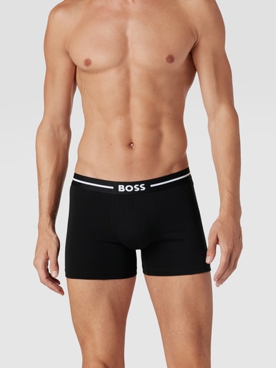 BOSS Trunks mit Label-Detail im 3er-Pack Modell 'Bold' Black 1