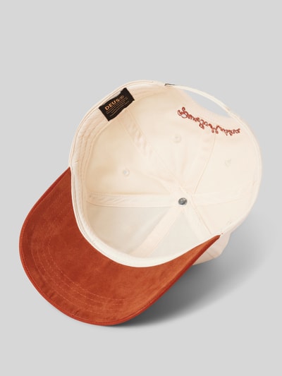 DEUS EX MACHINA Basecap mit Label-Stitching Weiss 2