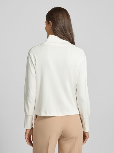 Marc Cain Gebreide pullover met opstaande kraag Offwhite - 5