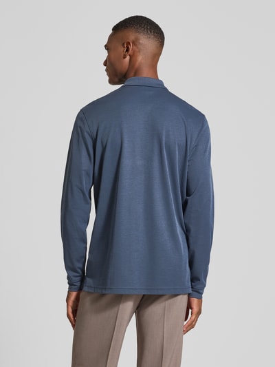 RAGMAN Regular fit poloshirt met borstzak Jeansblauw - 5