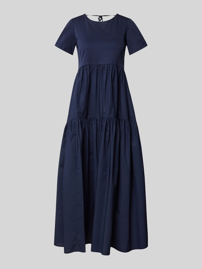 Weekend Max Mara Maxi-jurk met ronde hals, model 'PALMIRA' Marineblauw - 2