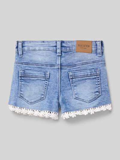 Blue Seven Regular Fit Jeansshorts im 5-Pocket-Design Blau 3