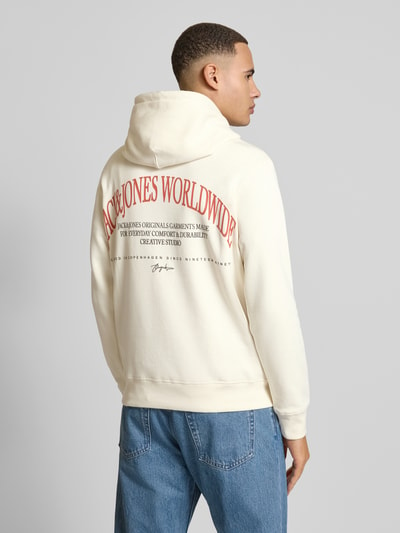 Jack & Jones Hoodie mit Label-Print Offwhite 5