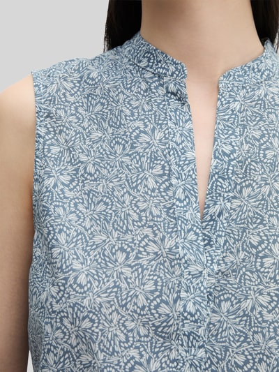 Marc O'Polo Loose Fit Blusentop aus reiner Baumwolle Aqua 3