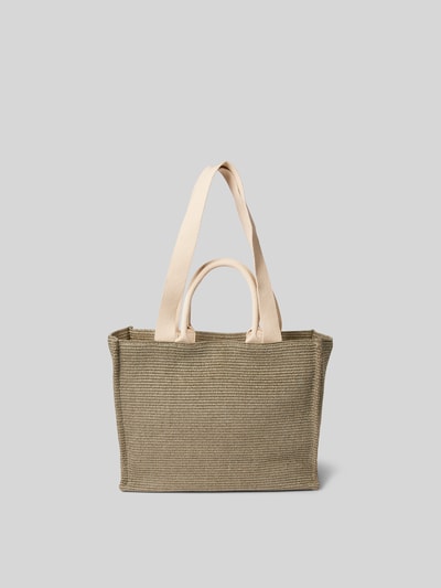 Marni Shopper mit Label-Stitching Mint 4