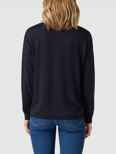 Armedangels Gebreide pullover met ronde hals, model 'LAARNI' Marineblauw - 5