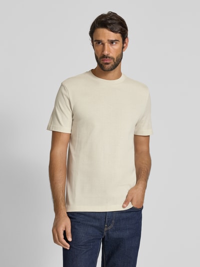 BOSS Regular Fit T-Shirt aus reiner Baumwolle Modell 'C-THOMPSON 240' Offwhite 4