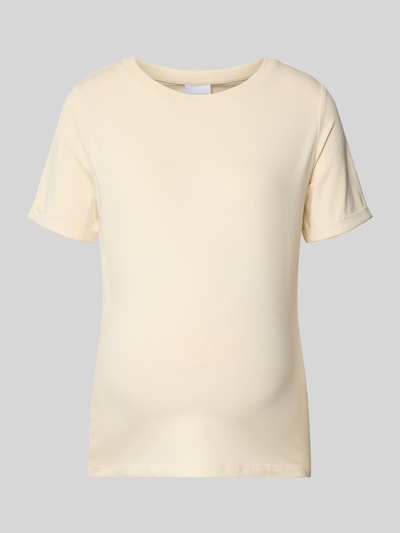 Mamalicious Umstands-T-Shirt mit Rundhalsausschnitt Modell 'LEVA' im 2er-Pack Offwhite 1