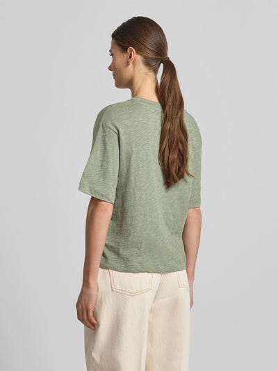 Marc O'Polo Regular Fit T-Shirt aus reiner Baumwolle Hellgruen 5