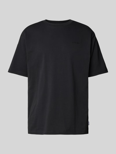 Mazine T-Shirt mit Label-Stitching Black 2