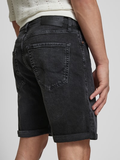 Jack & Jones Regular Fit Jeansshorts im 5-Pocket-Design Modell 'RICK' Black 3