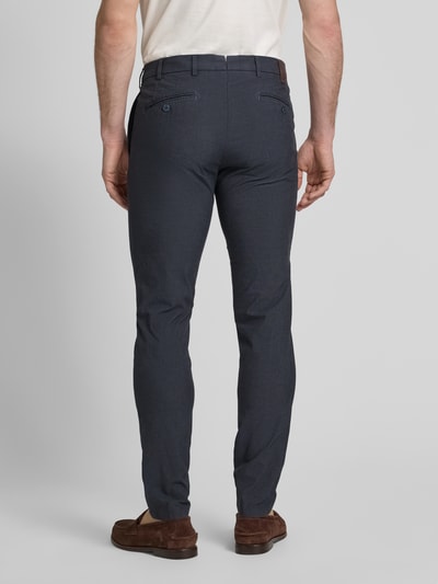 Mmx Slim Fit Chino aus reiner Baumwolle Marine 5