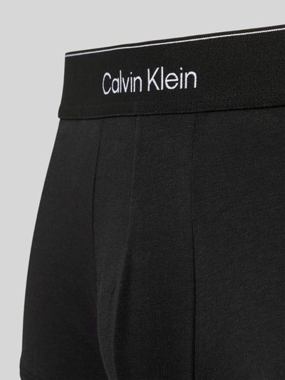 Calvin Klein Underwear Obcisłe bokserki z elastycznym paskiem z logo w zestawie 5 szt. Czarny 2