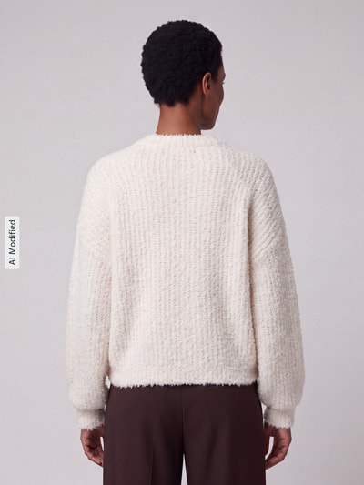 VERO MODA Pullover mit strukturierter Oberfläche Modell 'CARMEN' Rhodium 5