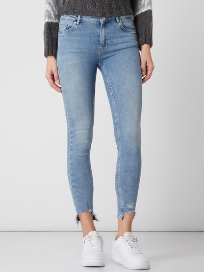 Review Skinny jeans met stretch  Blauw - 4