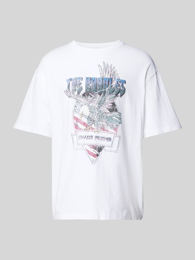 THE KOOPLES T-Shirt mit Label-Print Weiss 2