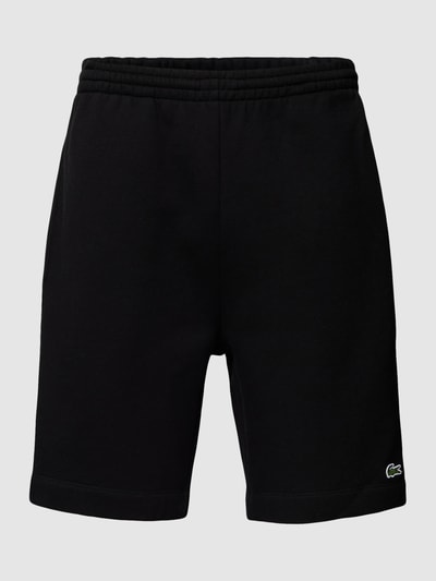 Lacoste Regular fit korte broek met elastische band Zwart - 2